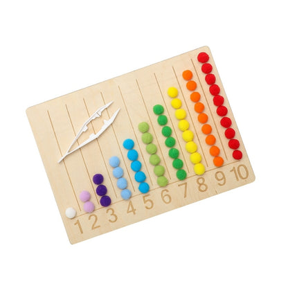 Wooden Rainbow Boardm Educational Puzzle