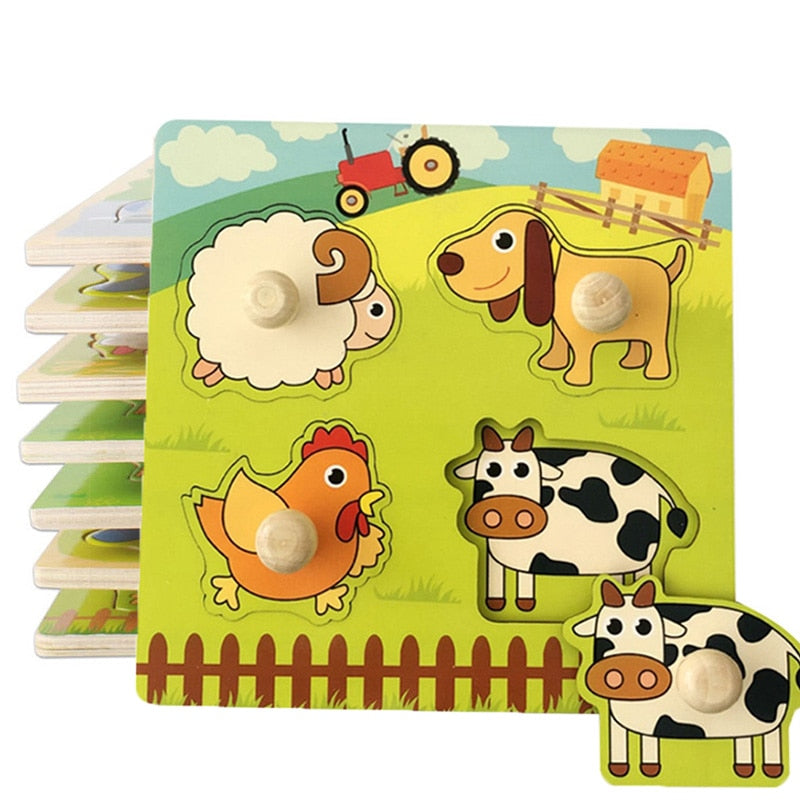 Wooden Puzzles Game Educatinal Wooden Toys