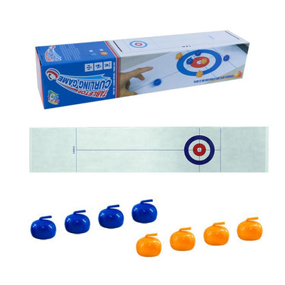 Foldable Table Tabletop Curling Game