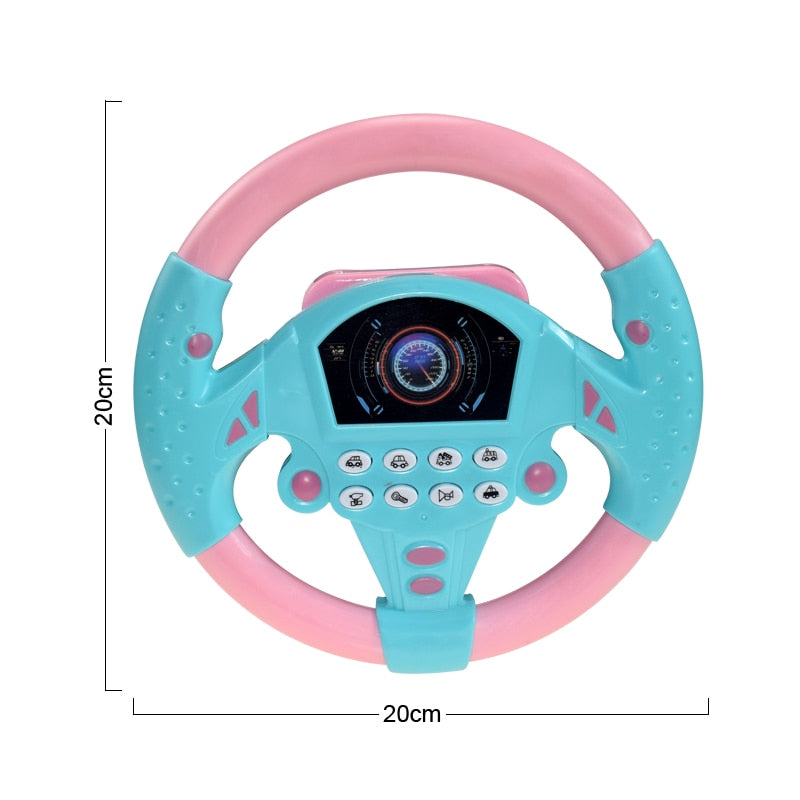 Eletric Simulation Steering Wheel with Light Sound