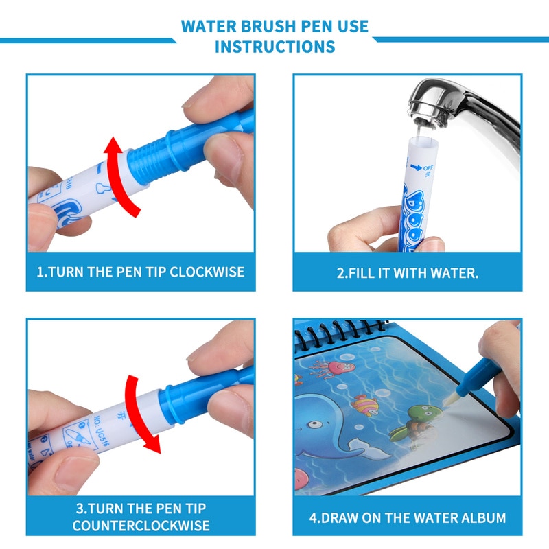 Magical Book Water Drawing Toy
