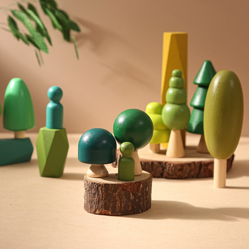 Natural Simulation Tree Wooden Toys