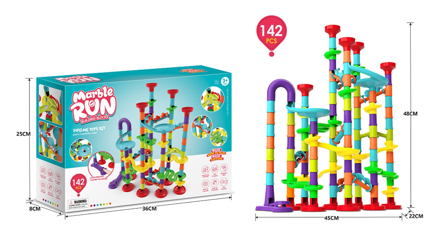 Marble Run Building Blocks Toy
