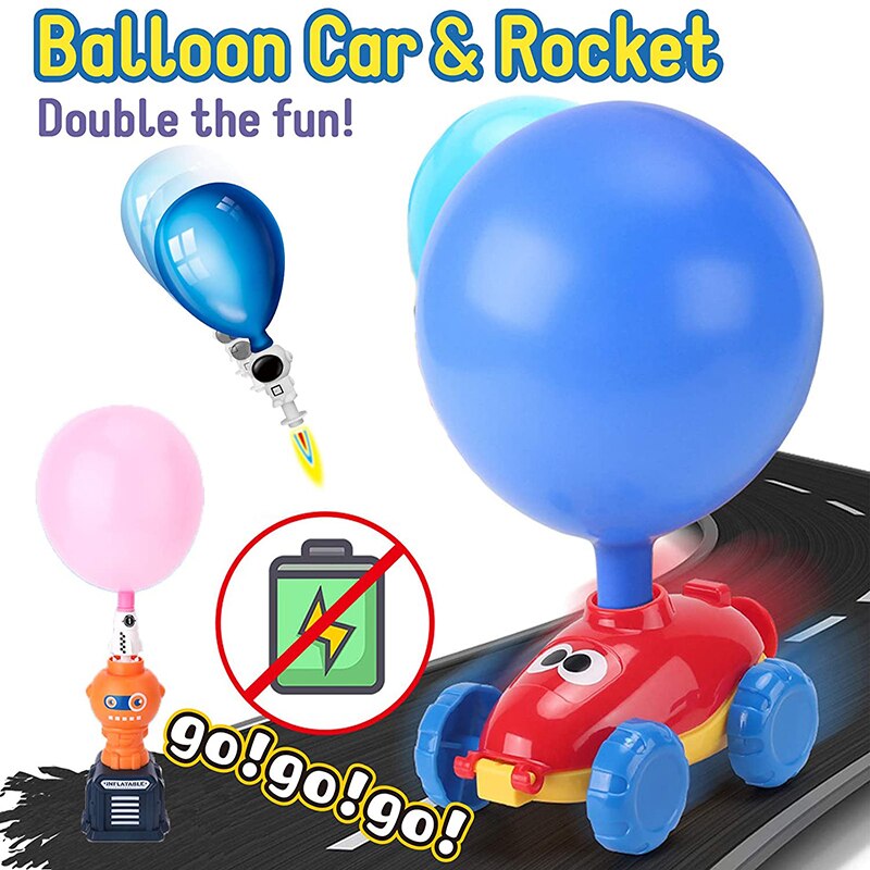Balloon Powered Launch Car Fun Toy
