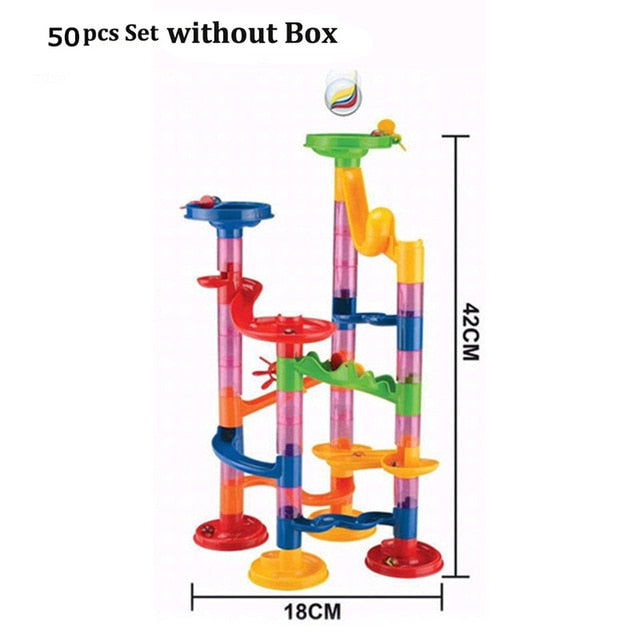 Marble Run Building Blocks Toy