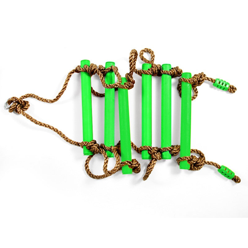 Children Climbing Ladder Climbing Rope