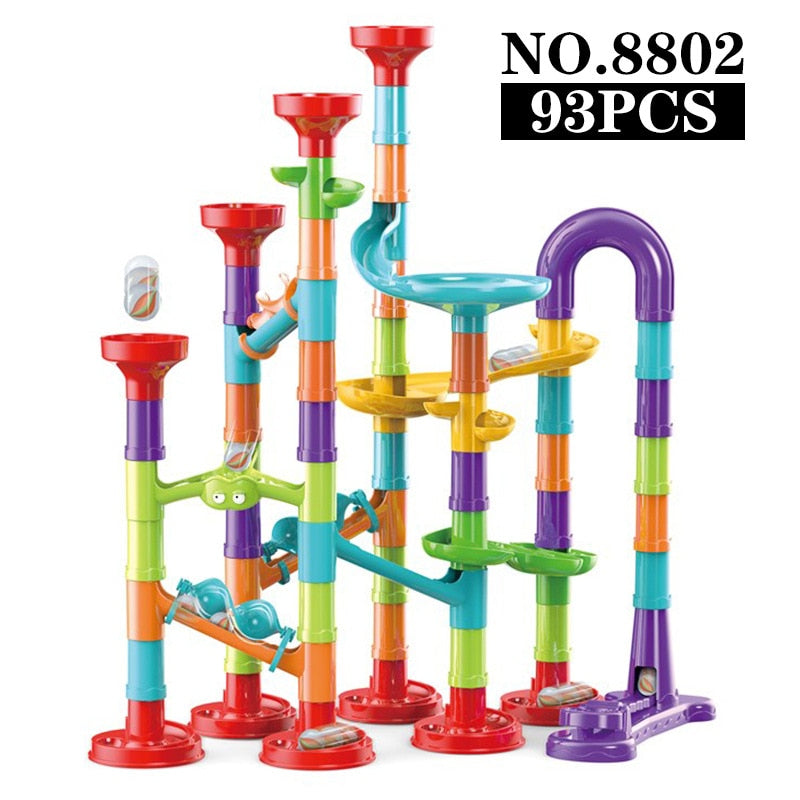 Marble Run Building Blocks Toy