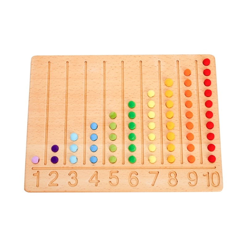 Wooden Rainbow Boardm Educational Puzzle
