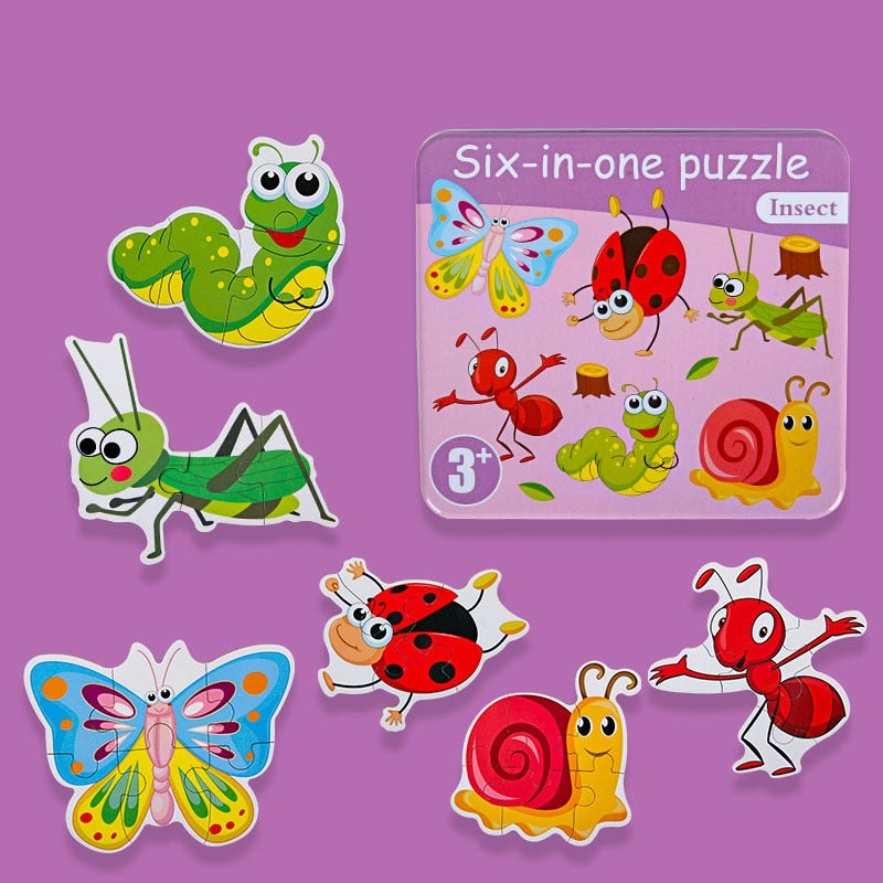 Montessori Baby Puzzle Educational Toys