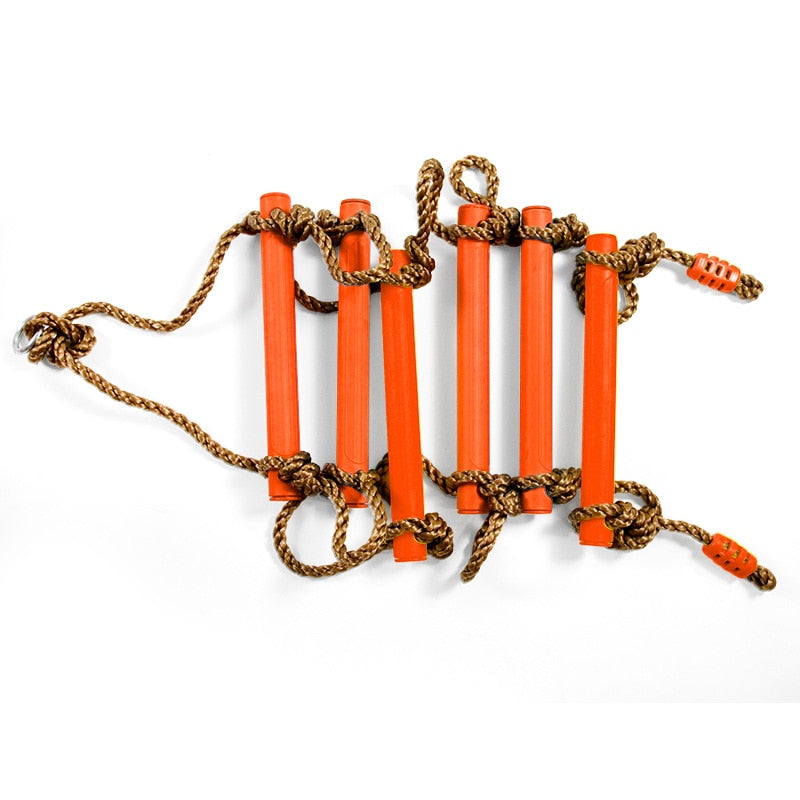 Children Climbing Ladder Climbing Rope