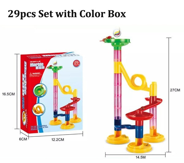 Marble Run Building Blocks Toy
