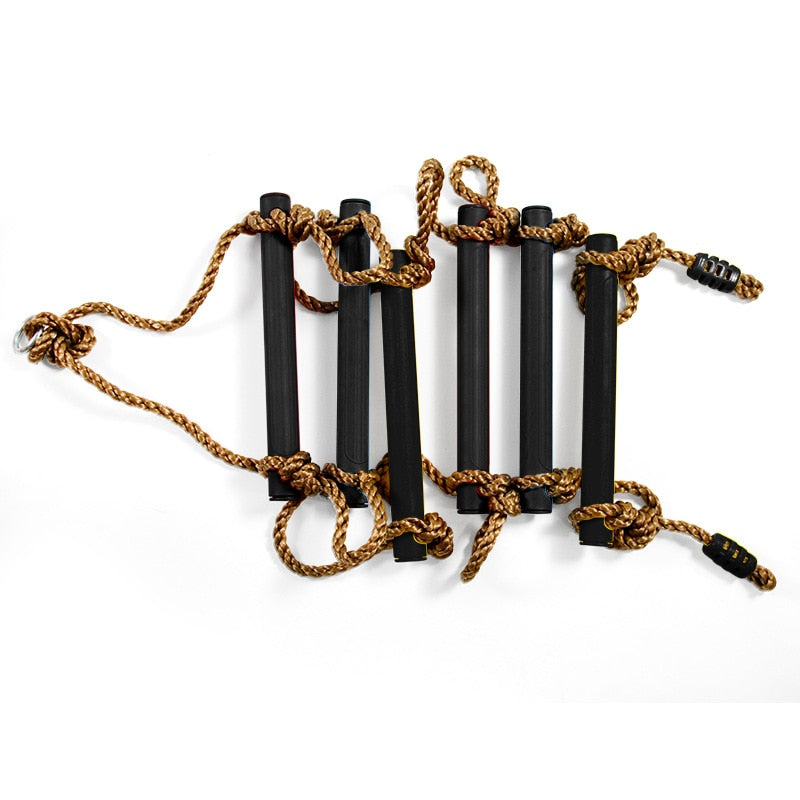 Children Climbing Ladder Climbing Rope