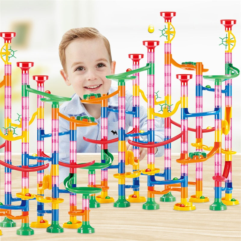 Marble Run Building Blocks Toy