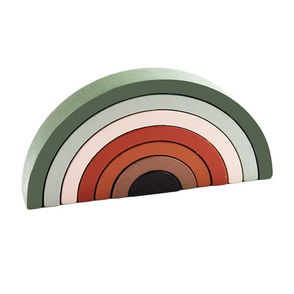 Bridge Rainbow Peg Wooden Toys