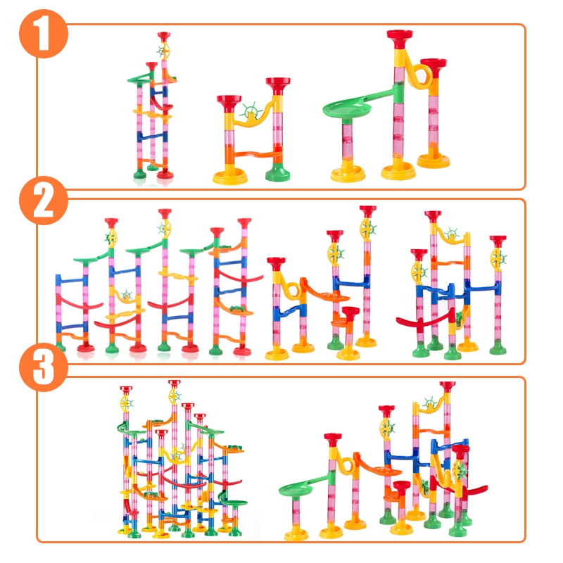 Marble Run Building Blocks Toy
