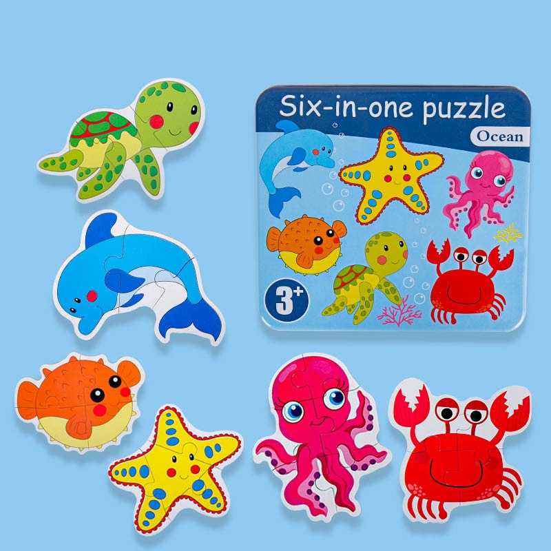 Montessori Baby Puzzle Educational Toys