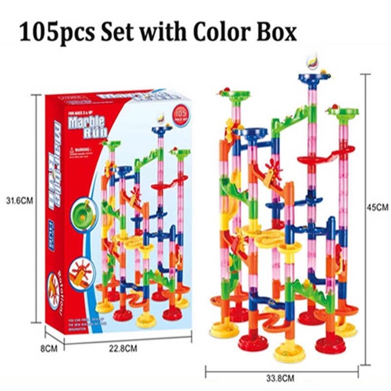 Marble Run Building Blocks Toy
