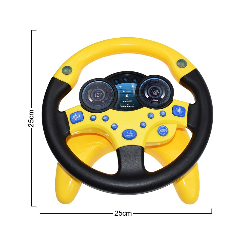 Eletric Simulation Steering Wheel with Light Sound
