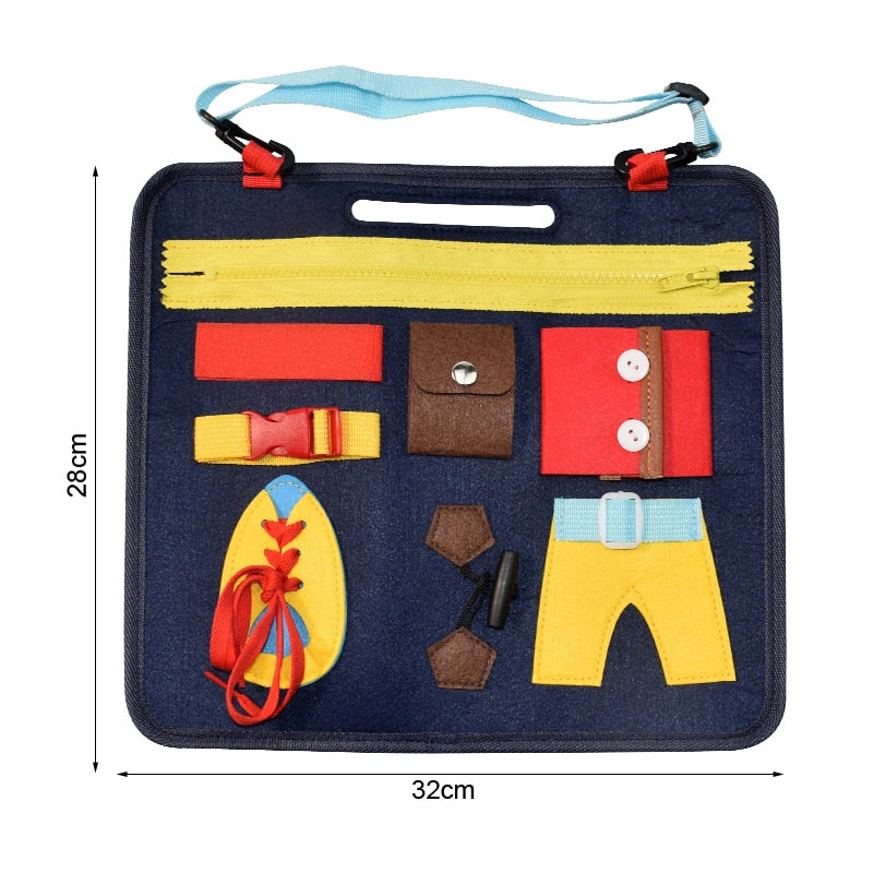 Button Lace Up Training Tool Toy