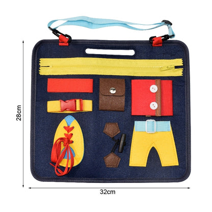 Button Lace Up Training Tool Toy