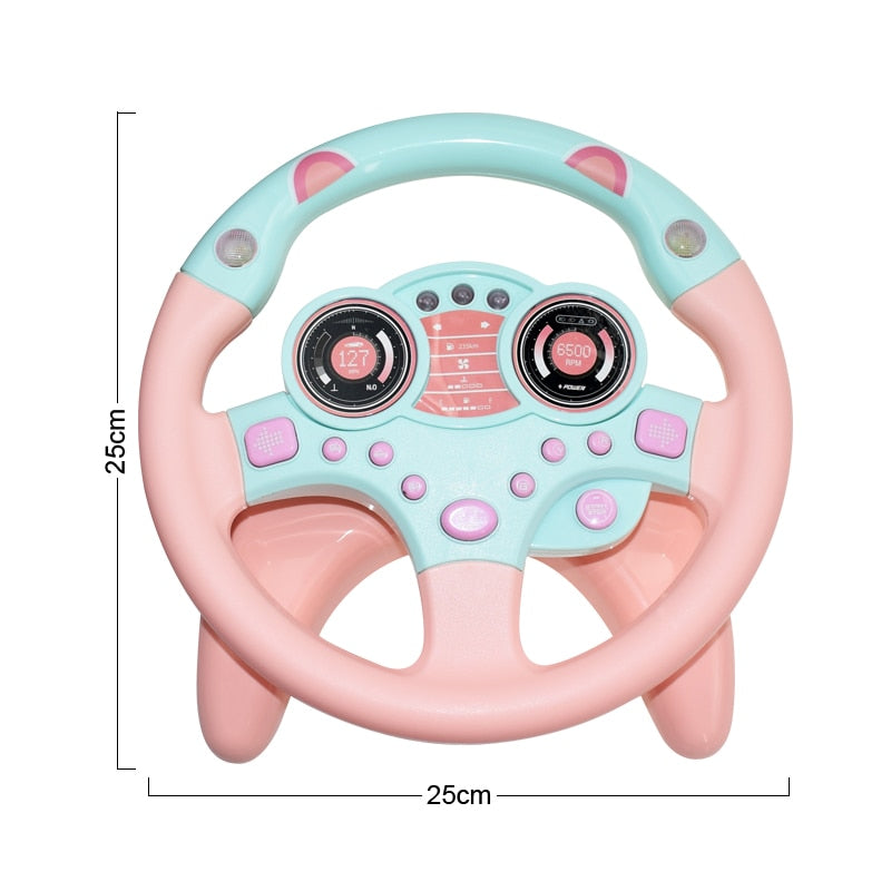 Eletric Simulation Steering Wheel with Light Sound