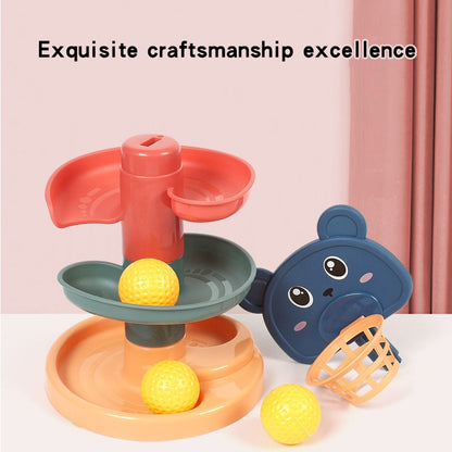 Rolling Ball Pile Tower Early Educational Toy