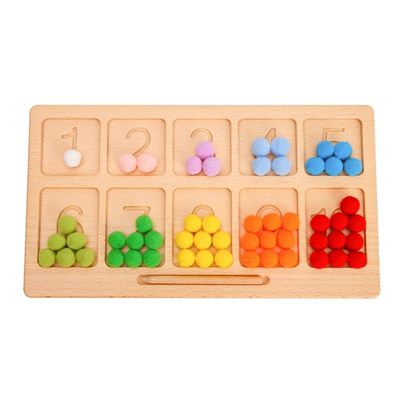 Wooden Rainbow Boardm Educational Puzzle
