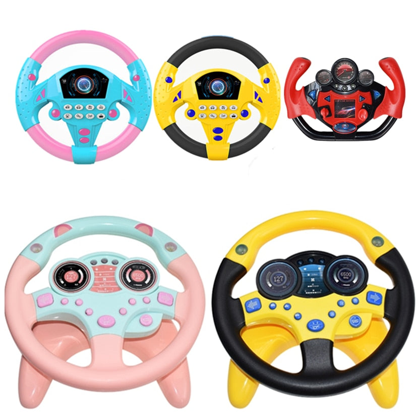 Eletric Simulation Steering Wheel with Light Sound