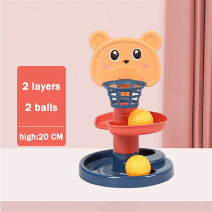 Rolling Ball Pile Tower Early Educational Toy