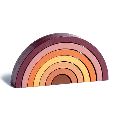 Bridge Rainbow Peg Wooden Toys