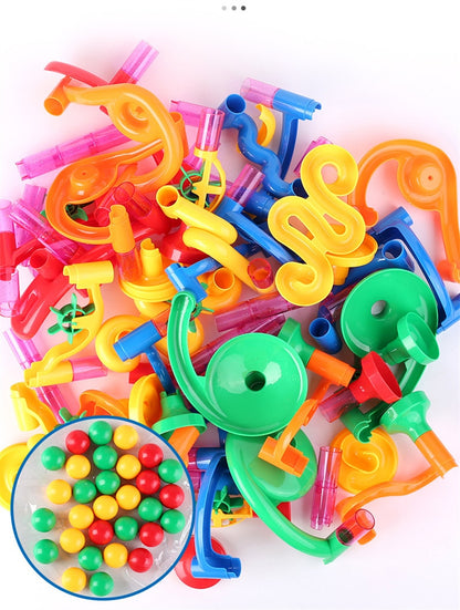 Marble Run Building Blocks Toy